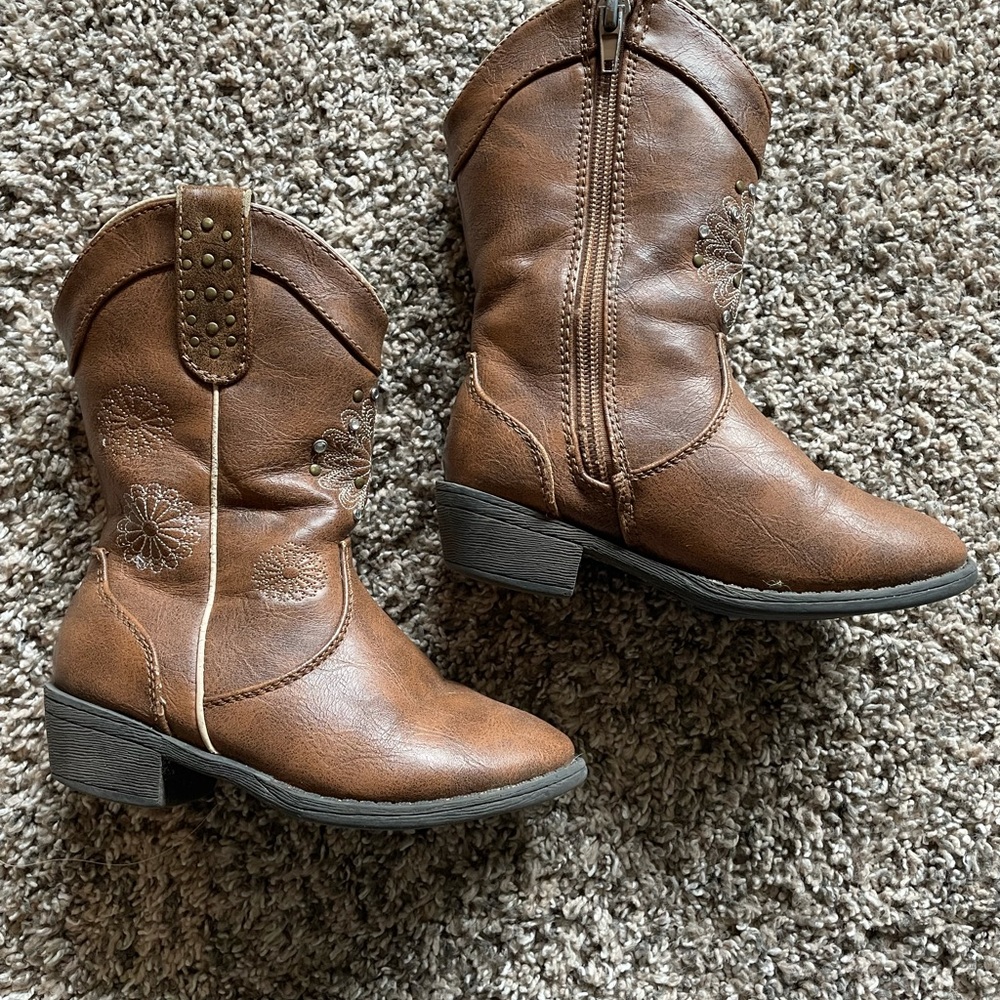 Rhinestone Studded Cowgirl Boots